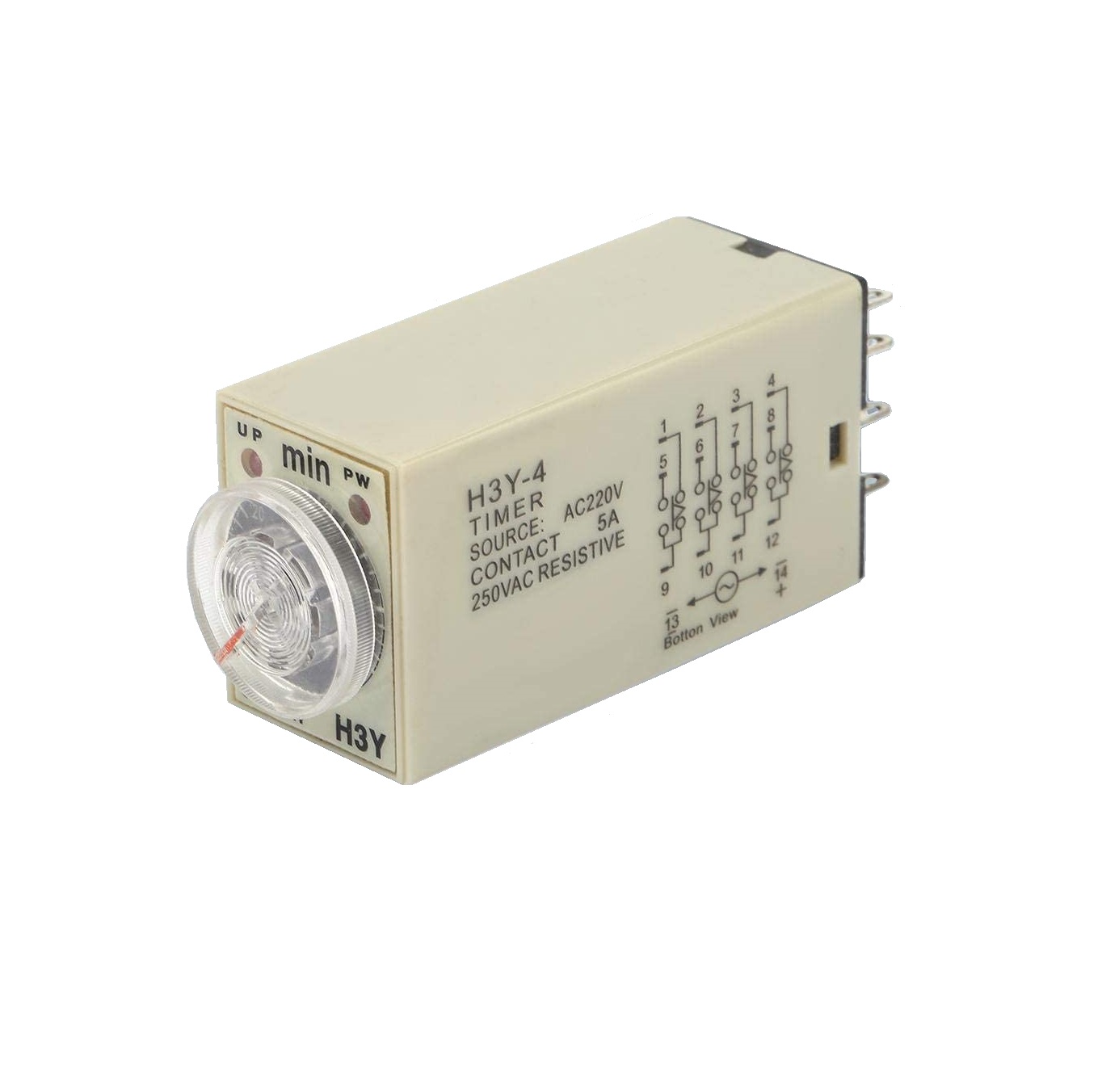 Omron Analogue Timer (H3Y4) AC 220V > Automation & Controls