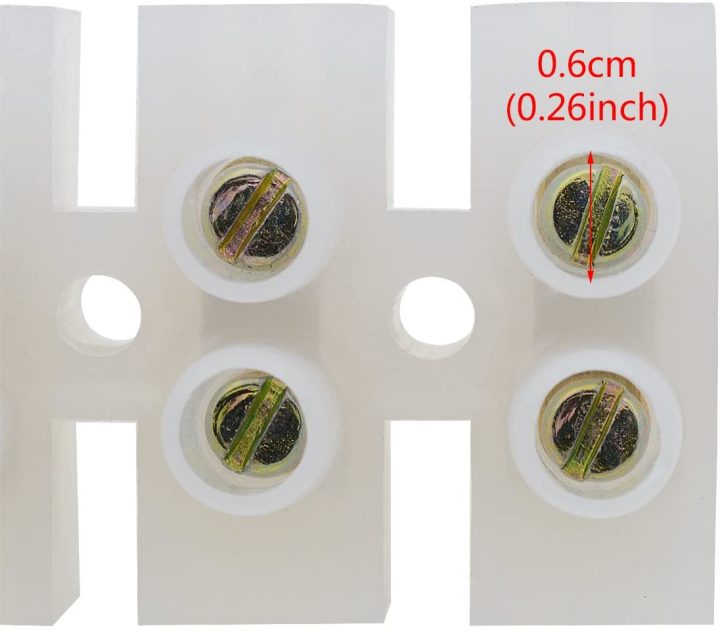 JPI Wire Terminal PVC Connector Strip 100A 12way (Pack of 5 Pcs