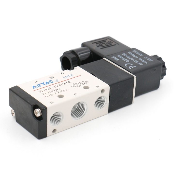 Airtac Solenoid Valve 5way 1/4" (4v21008) 3position > Automation & Controls