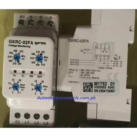 (Phase Sequence) Voltage Monitoring Device GKRC-02FA