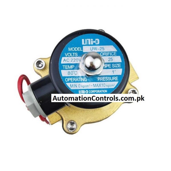 UNID Solenoid Valve 2way 1inch (UW25) Brass > Automation & Controls