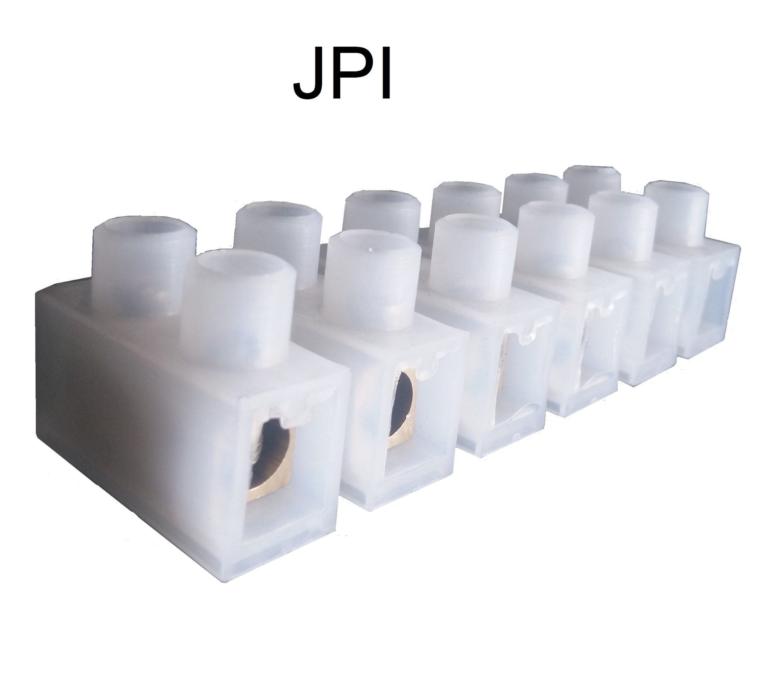 JPI Wire Terminal PVC Connector Strip 200A 6way (Pack of 5pcs