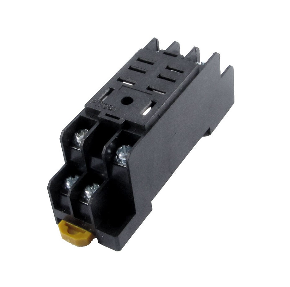 8 Pin Big Flat Pin Base (PTF08A) LY2 (Pack of 5 Pcs)