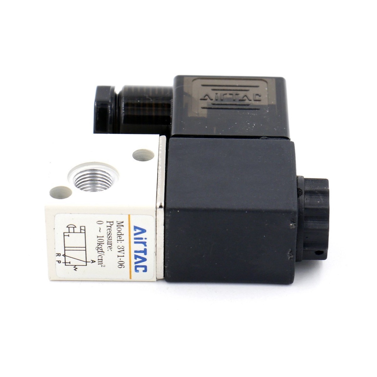 Airtac Pneumatic Solenoid Valve (3V106) 1/8 inch 3 Way 2 Position > Automation & Controls