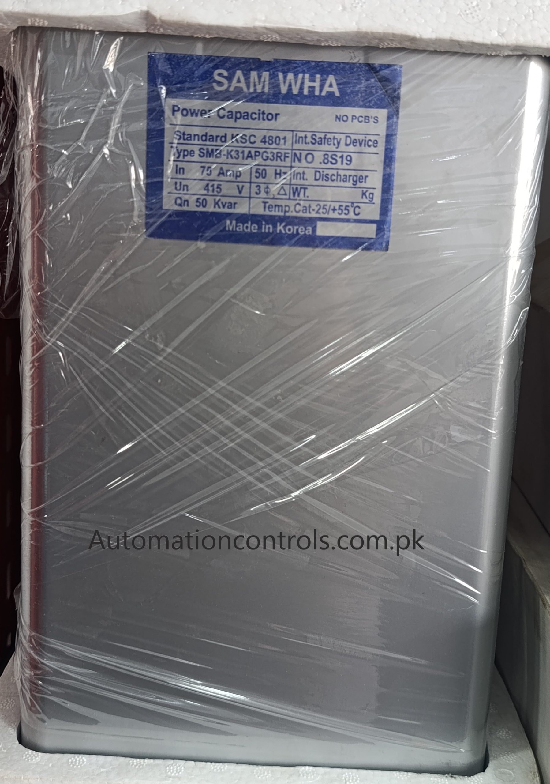 3 Phase Power Factor Capacitor SAMWHA 50Kvar