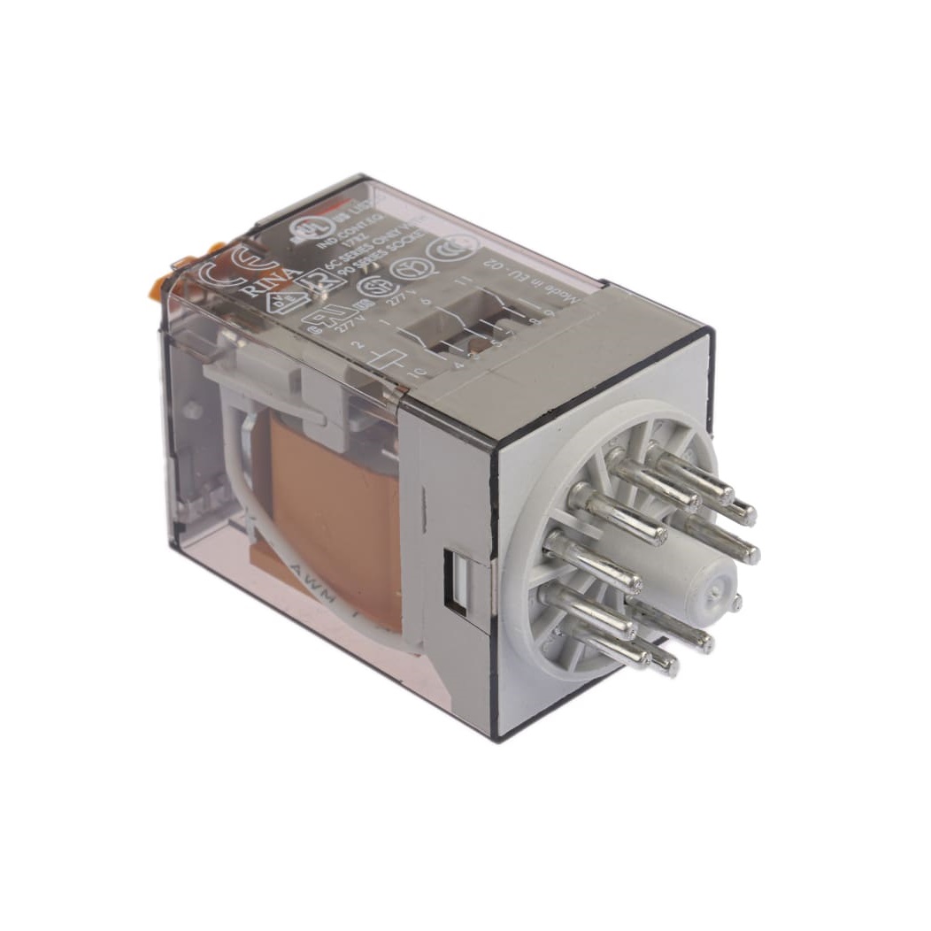 Finder (60.13) 11 Pin (Round) Industrial PlugIn Power Relay > Automation & Controls
