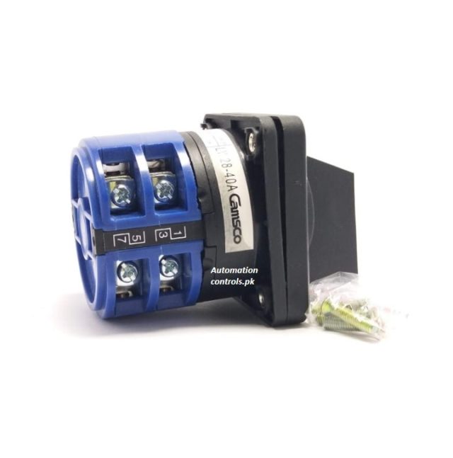 Camsco Rotary Change over Switch 40A 2pole ON/OFF/ON (1-0-2)