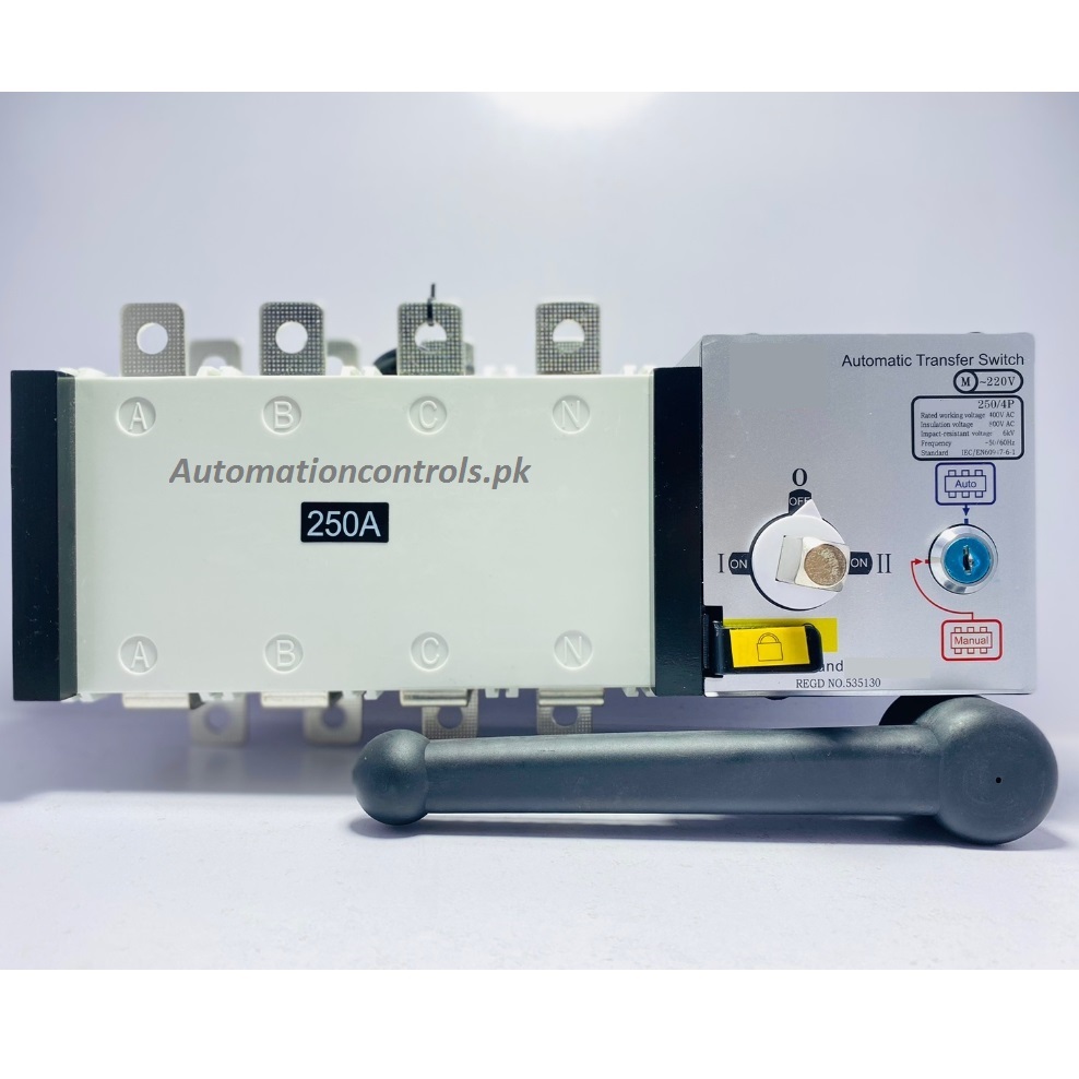 Motorised ATS Change over switch 250A/4Pole